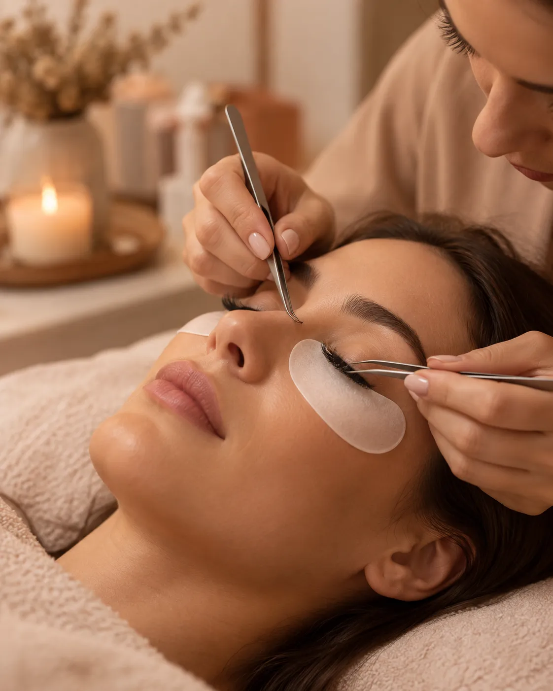 Extensions de cils chez Appart & Beauté à La Valentine Marseille 11e